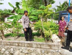 Dukung Ketahanan Pangan di Ngawi, Polisi Ajak Warga Kasreman Manfaatkan Lahan Pekarangan