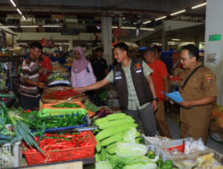 Monitoring Bapokting, Polres Ngawi dan Tim Sidak Pasar