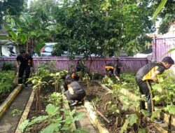 Dukung Ketahanan Pangan, Polres Ngawi Manfaatkan Pekarangan 