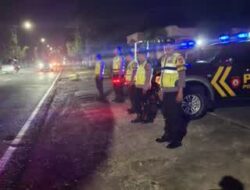 Antisipasi Balap Liar di Karangjati dan Bringin, Polisi Ngawi Patroli Bersinggungan