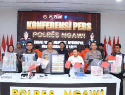 Polres Ngawi Berhasil Ungkap Peredaran Uang Palsu Lintas Provinsi