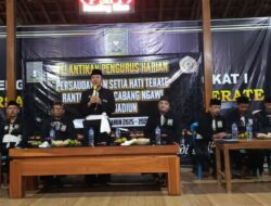 Ketua PSHT Cabang Ngawi Lantik Pengurus Harian PSHT Ranting Sine Masa Bhakti 2025–2028