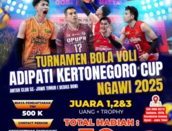 Sosialisasi Kreatif, Satresnarkoba Polres Ngawi Gelar Turnamen Bola Voli 