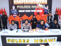 Polres Ngawi Bongkar Upaya Penjualan Ilegal 17,8 Ton Pupuk Bersubsidi  