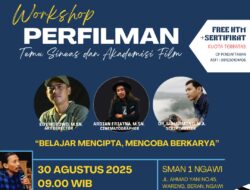 Workshop Perfilman Se-Ngawi Raya: JFA dan Komunitas Kacacekung Tanamkan Semangat Berkarya Lewat Film