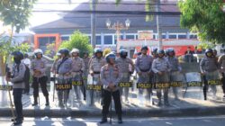 Polres Ngawi Amankan Aksi Damai Mahasiswa In Solidarity di Kantor DPRD 
